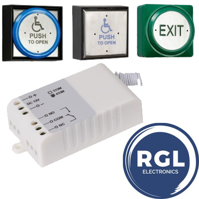 RGL Wireless Exit Buttons